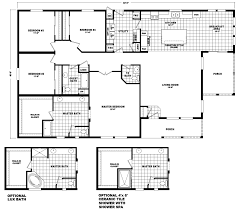 triple wide floor plans the home