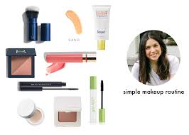 a simple makeup routine p c