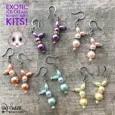 ice cream bunny earrings mini kit