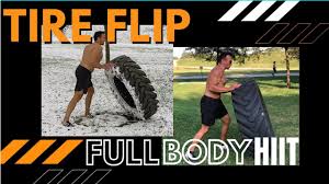 tire flip combo full body workout