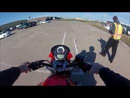 dmv motorcycle test you