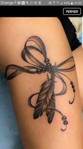 Pin by Tiss Ya on tatouage | Feather tattoos, Tattoos, Feather tattoo design