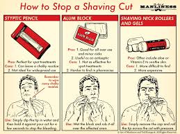 how to treat a shaving cut the art of