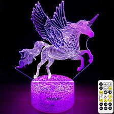 Amazon Com Unicorn Night Light For Kids Dimmable Led Nightlight Bedside Lamp Timer 7 Colors Changing Touch Remote Control Best Unicorn Toys Birthday Christmas Gifts For Girls Boys Unicorn Unicorn Home Kitchen