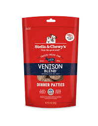 Stella Chewys Freeze Dried Dog Food Venison Dinner Patties 14 Oz