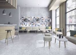 Living Space With Unique Tiles Design