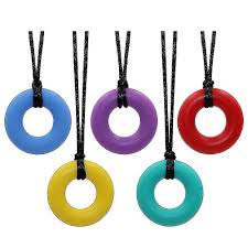 sensory chew necklace for kids and