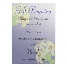 Free Download Sample 16 Wedding Registry Card Template Illustrate