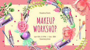 makeup work invitation cosmetics