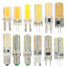 Dimmable Led Corn Bulb Silicone Crystal Light G4 G9 E14 3014 2835 Smd Cob Lamp Ebay