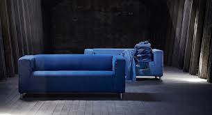 klippan sofa using recycled jeans
