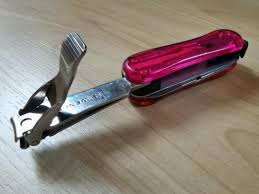 wenger nail clipper melon red sports