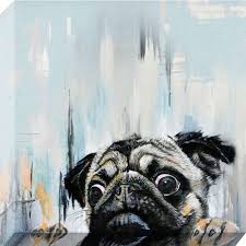 K A Boo Pug Canvas Wall Art 16