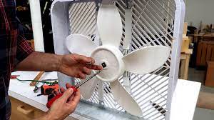 fixing a seized oscillating fan motor
