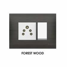 Forest Wood Electric Switch Cover