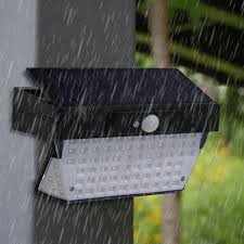 Solar Powered 78 Led Pir Motion Sensor Waterproof Wall Light Outdoor Garden Emergency Security Lamp Sale Banggood Com