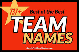 Funny intramural team names can make recreational sports that much more fun. 737 Best Team Names For Sports Work Play Sports Feel Good