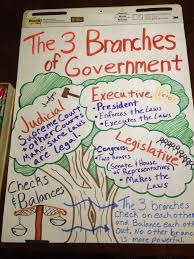 Anchor Chart For The Branches Of Government 3rd Grade