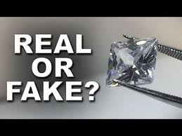 check if a diamond is real or fake