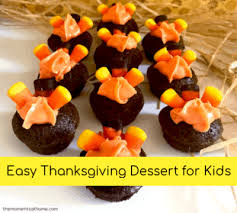 The corncobs look delightfully like the real thing—except they're made of cake, frosting and peanut butter candies! Mini Turkey Treats Thanksgiving Dessert For Kids The Moments At Home