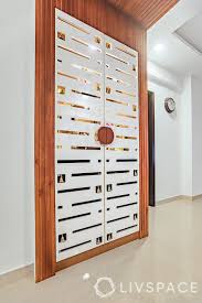 Trendy Pooja Room Double Door Design