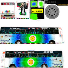 Upload mods , livery & horns. Xplod Tourist Bus Livery Download Livery Bus