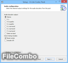 Most people are probably safe just downloading the mega pack, considering it is the one that covers the most file formats. Download K Lite Codec Pack Mega 15 6 5 Free Filecombo