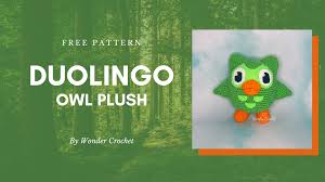 duolingo owl plush free crochet