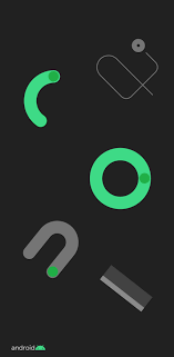 google pixel 4 doodle black green