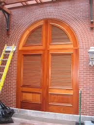 re arched top louver doors
