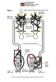 How to wire three way switches: Installing A 3 Way Switch With Wiring Diagrams The Home Improvement Web Directory