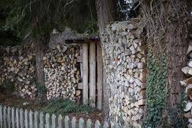 stack and care for firewood outdoors