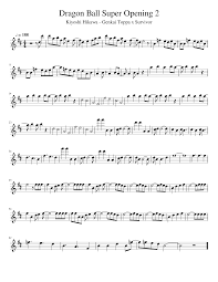 This new majin buu has tremendously more power and increased mental capacity than the previous incarnation. Dragon Ball Super Opening 2 Sheet Music For Flute Solo Download And Print In Pdf Or Midi Free Sheet Music For Genkai Toppa X Survivor By Kiyoshi Hikawa Musescore Com