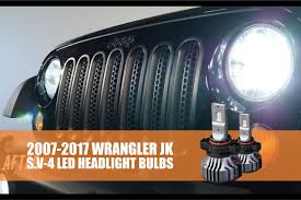 2007 2017 Jeep Wrangler Jk S V 4 Led Headlight Bulbs