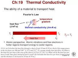 Ppt Ch 19 Thermal Conductivity