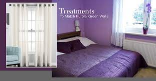 Blinds For Purple And Green Walls