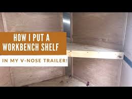 v nose trailer cabinets how i put a
