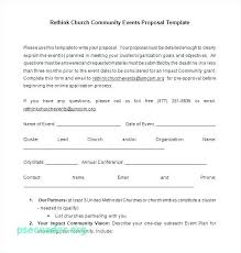 Church Proposal Template Ministry Proposal Template Unique