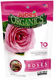 What is a good fertilizer for rose bushes. Amazon Com Jobe S Organics Rose Flower Fertilizer Spikes 10 Spikes Organic Fertilizer For Knock Out Roses Patio Lawn Garden