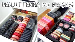 decluttering my makeup collection 2016