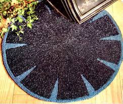round rug knitting pattern with aunt