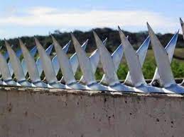 J&j fence specifically designed the iron fence to follow the continuous slope of the sidewalk. Wall Spikes Fences Galvanized Steel Sheet And Stainless Steel Type