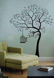 35 ideas wall painting designs tree