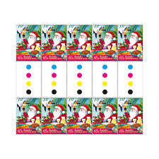 Gutter Strip 10 X 65c Ci Christmas 2019 Stamps