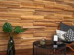 Natural Wood Teak Wooden Wall Panels