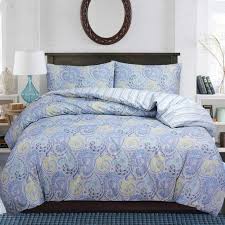 luxury paisley bedding set 4pcs duvet
