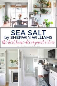 Restoration hardware was one of the first to come up with beautiful rustic farmhouse finishes and pottery barn soon followed. Best Home Decor Paint Colors Sherwin Williams Sea Salt