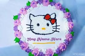 Write name on cakes and set anyone's photo to wish them awesomely. Birthday Cake With Name