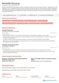how to write a volunteer resume