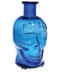 Skull Shaped Poison Bottles A
